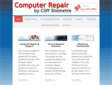 Tablet Screenshot of cliffshomette.com